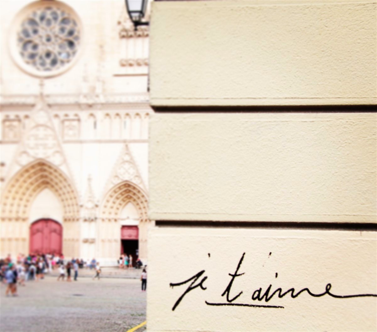 je t'aime — ლიონის კათედრალი